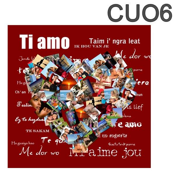 Foto poster collage a forma di cuore