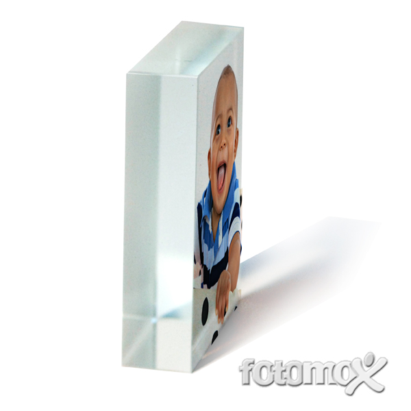 Cristallo personalizzato con foto e testi come regalo prima comunione