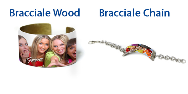 Bracciali personalizzati con foto