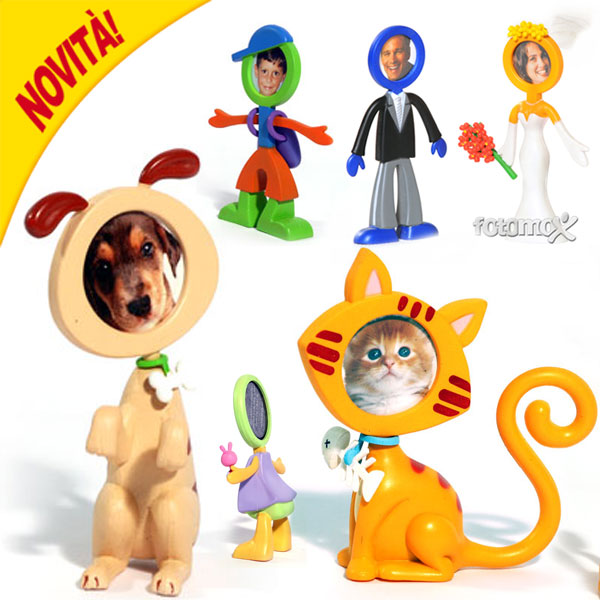 Cornici cartoon personalizzate con foto