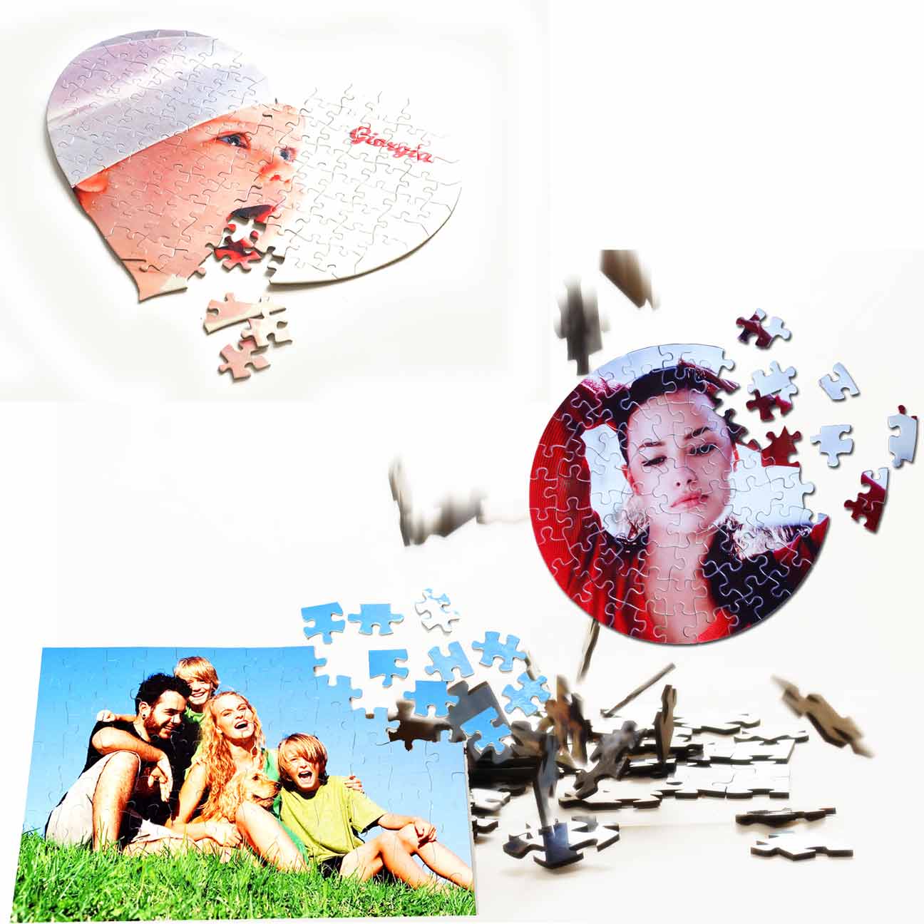 Puzzle personalizzato con foto per la festa della mamma
