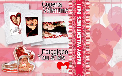 I regali di San Valentino adesso puoi realizzarli con la tua fantasia e il nostro supporto