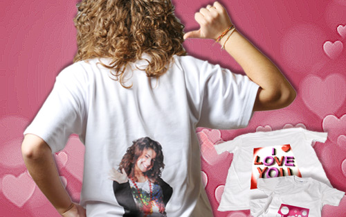 T-shirt personalizzata con le tue immagini pi&ugrave; belle da stampare fronte retro per una maglietta super originale