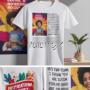 t-shirt bianca o colorata personalizzata con foto