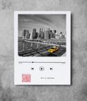 pannello musicale con foto e musica