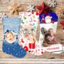 calza di natale personalizzata con foto e testo