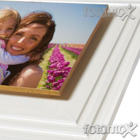 Elegante legno 3D White realizzato interamente a mano 