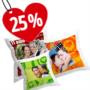 foto su cuscino per san valentino idea