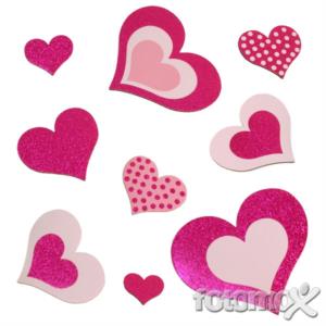 personalizza la tua stanza con gli adesivi cuore