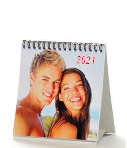 calendario da tavolo 2021 personalizzato con foto