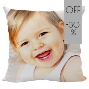 cuscini con foto in promozione al trenta percento di sconto