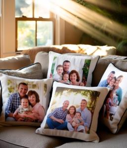 cuscini personalizzati con foto e grafiche per arredare casa