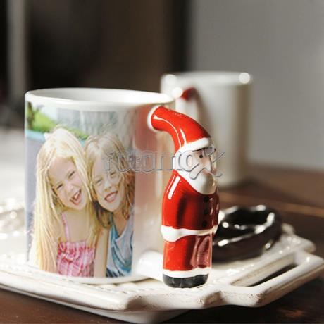 Tazza personalizzata con foto in ceramica Natalizia