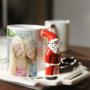 Tazza personalizzata con foto in ceramica Natalizia