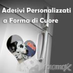 adesivi personalizzati a forma di cuore