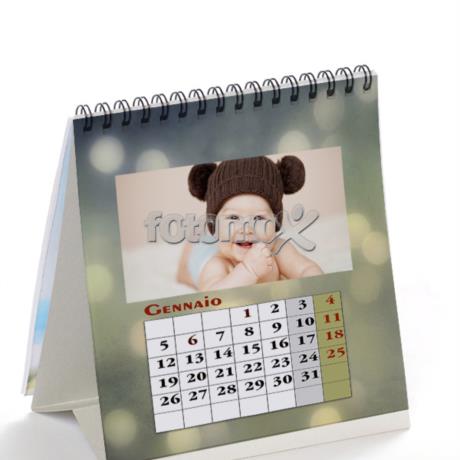 calendario da tavolo con foto personalizzato 