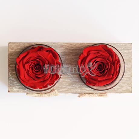 porta rose stabilizzate e profumate