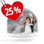 Globo con foto sposi san valentino