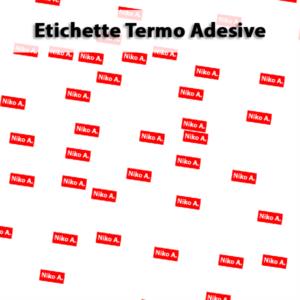 etichette termo adesive personalizzate