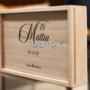 cofanetto in legno per chiavetta usb e fotografie