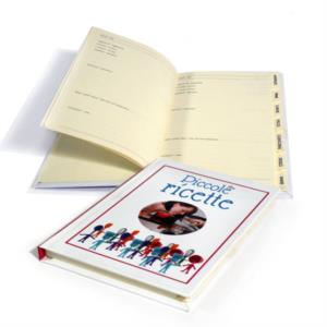 ricettario personalizzato con fotografie e scritte