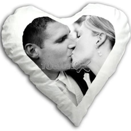 Stampa su cuscino a cuore le tue foto