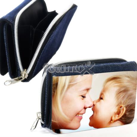Portafogli in jaens personalizzato con foto