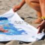 Telo mare in microfibra personalizzato con foto e grafiche