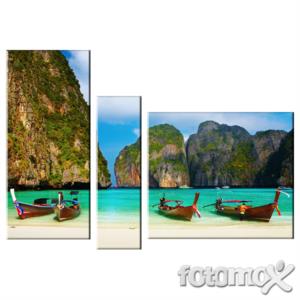 Foto su tela in 3 pannelli artistici con la tua foto