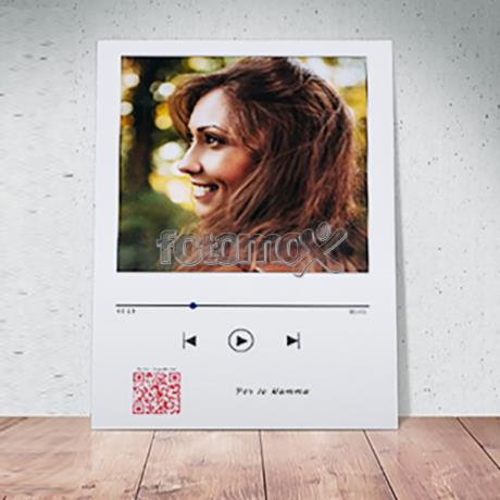 panello musicale personalizzato con foto