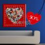 foto su tela collage a cuore sconto del 50%