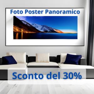 poster panoramico in offerta al 30per cento di sconto