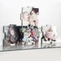 cornice in legno a forma di puzzle personalizzata con foto