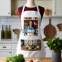 grembiule da cucina in tessuto personalizzato con foto