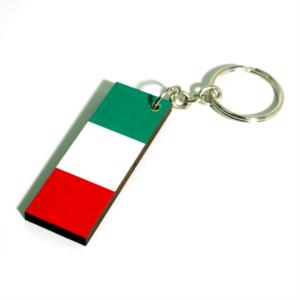 Portachiavi Flags in legno. 