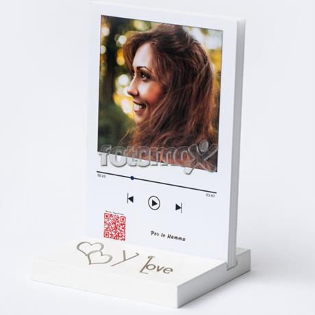 quadretto musicale personalizzato con foto