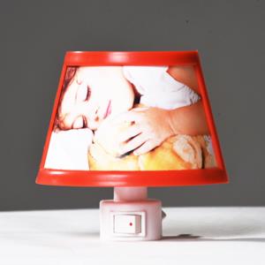 lampada notturna con foto personalizzata
