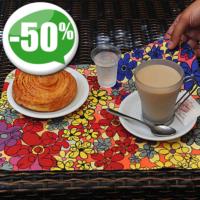 tovagliette in tessuto scontate del 50%
