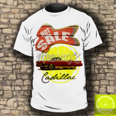 t-shirt lemon think da personalizzare online