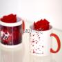 tazza personalizzata con foto e rosa stabilizzata