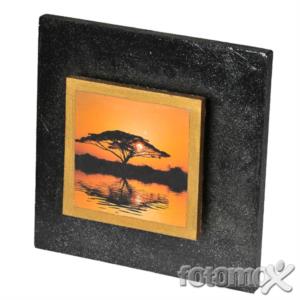  Foto su legno 3D Black realizzato a mano personalizzato
