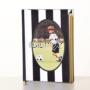 Diario personalizzato bianco nero