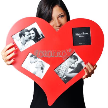 cornice a cuore personalizzata con foto
